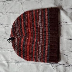 The Rail Red Striped Beanie NWOT